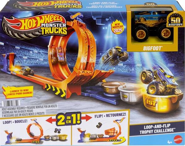 Hot Wheels Monster Trucks Loop & Flip Trophy Challenge autorata