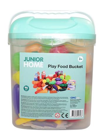 Junior Home Play Food Bucket 90 pcs