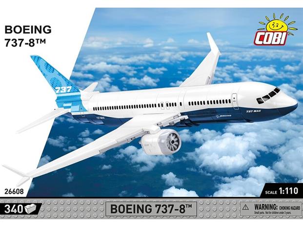 Koottava Lentokone Boeing 737-8, 340 osaa, Cobi