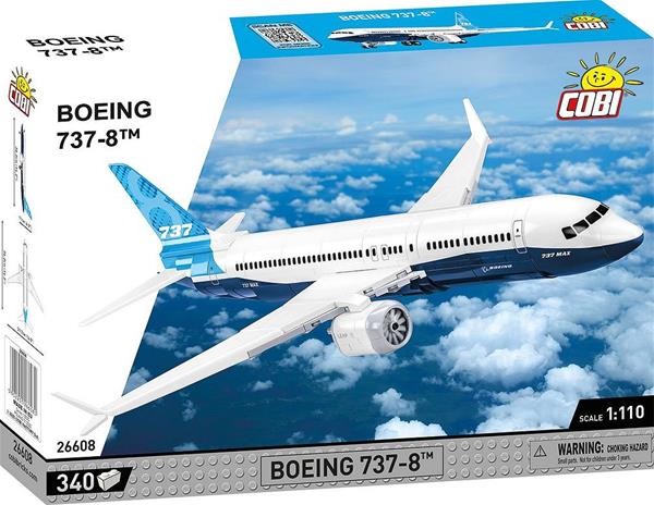 Koottava Lentokone Boeing 737-8, 340 osaa, Cobi