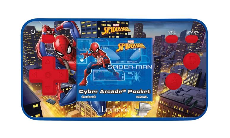 Marvel Spider-Man Cyber Arcade Pocket Pelikonsoli 150 Peliä