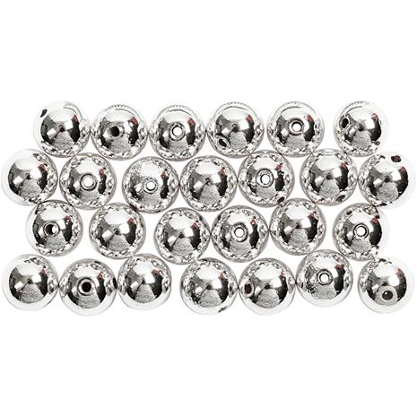 Creativ Company Beads Silver 50pcs.