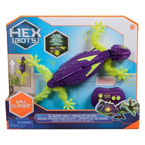 Hex Bots Wall Crawler Gecko Glow in The Dark