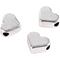 Creativ Company Space Beads Silver Plated 3pcs. – kuva 2