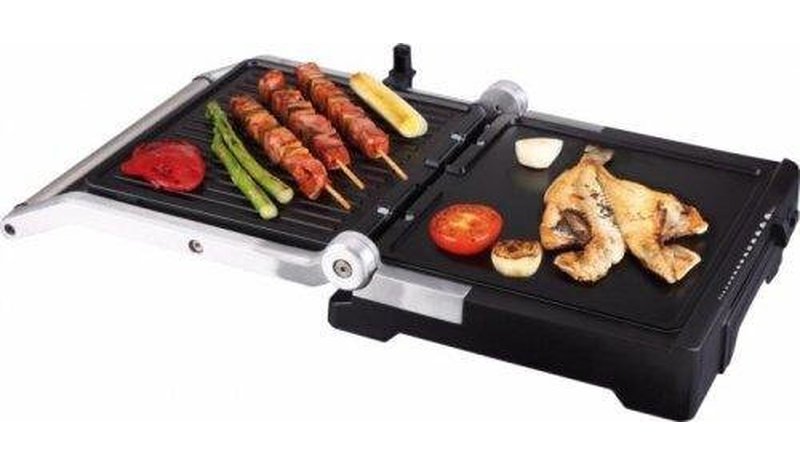 Grilli ja savustaja JATA GR1100 - Alumiini, Musta