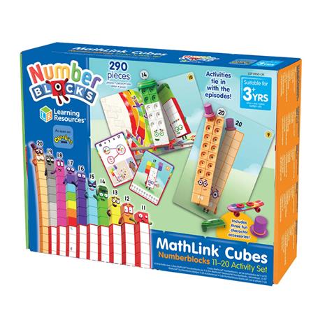 Learning Resources â€“ Numberblocks â€“ Activity Set with Numbers 11-20 (LSP0950-SCA)