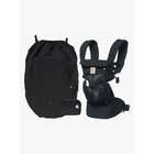 Ergobaby Omni 360 Cool Air Kantoreppu + Sadesuoja, Musta