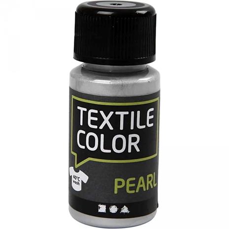 Creativ Company Textile Color Opaque Textile Paint - Silver Pearl 50ml