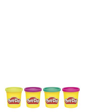 Play-Doh Vibrant 4 Pack Solid 340G