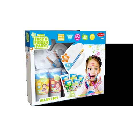 Natural Face & Finger Paint All in 1 Set