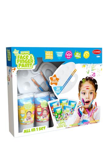 Natural Face & Finger Paint All in 1 Set