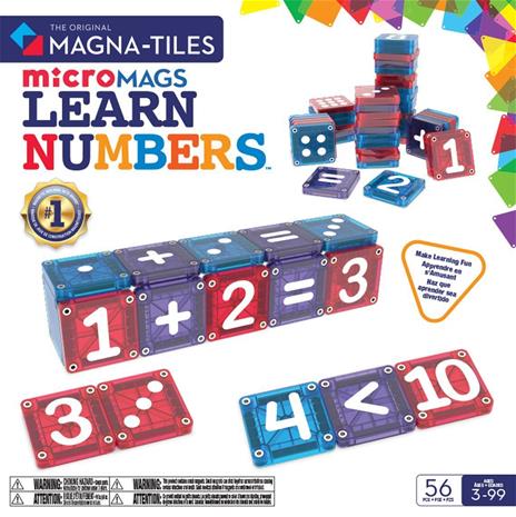 Magna-Tiles Learn Numbers 56 pcs