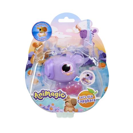 Animagic Let's Glo Capybara, lila – kuva 3/8