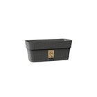 Kukkalaatikko tarjottimella Ethica 30x13x12cm harmaa