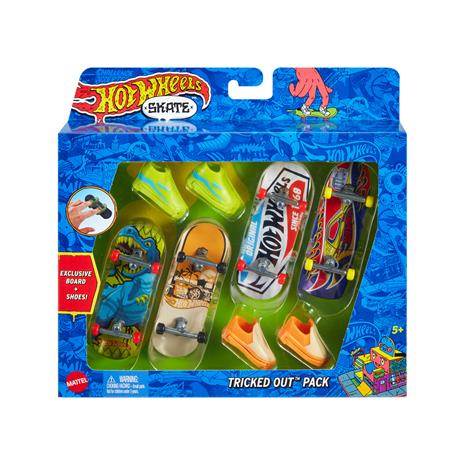 Hot Wheels Skate Fingerboard & Shoe 4 Pack sormiskeitti
