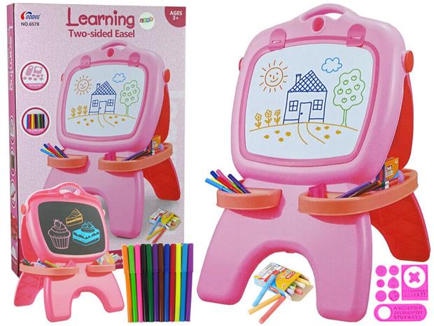 Kaksipuolinen piirustustaulu 2 in 1