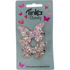 Tinka Beauty â€“ Hair Clips Butterfly Glitter â€“ 2 pcs (8-433022)