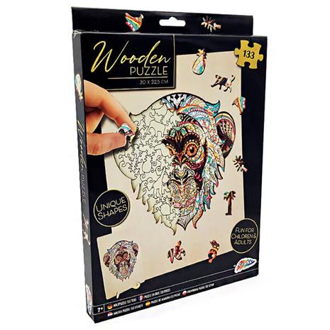 Hobby Mate Puslespil Træ MONKEY 133 brikker