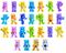 Halinallet 5 cm minihahmo 2 kpl – kuva 1
