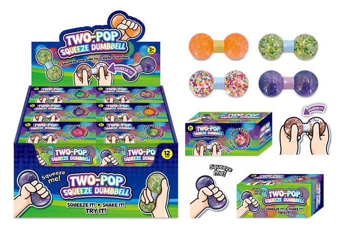 Squeeze Dunbbell 12 cm squishy fidget (lajitelma)