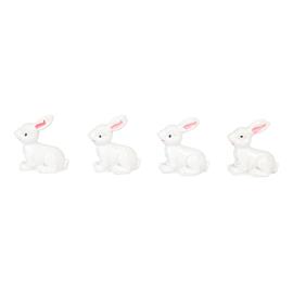 Miniatyyrit - Valkoiset puput, 4 kpl