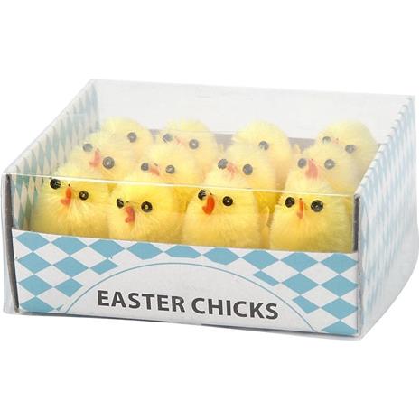 Creativ Company Yellow Easter Chicks Chenille 12pcs.