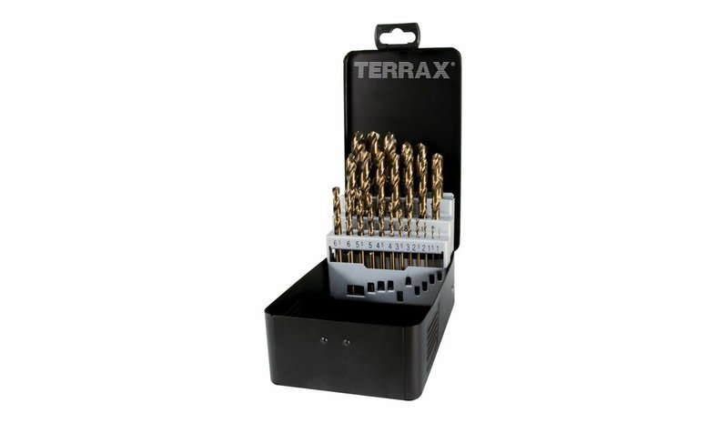 Ruko Terrax kobolttiporasarja 1-10mm, 19 kpl.