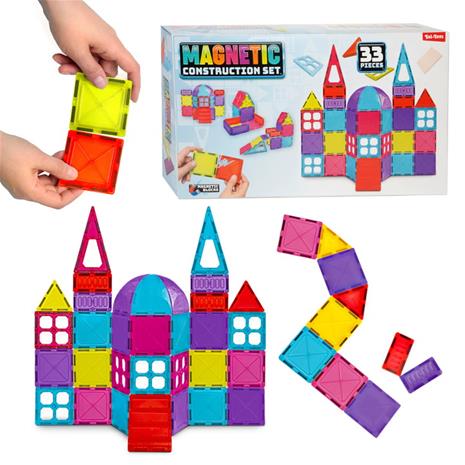 Toi-Toys Magnetic Panel Construction Kit 33pcs. – kuva 1/1