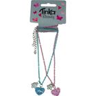 Tinka Beauty â€“ Best Friends Necklace with 2 Hearts (8-434009)