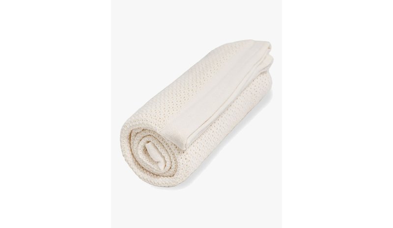 Vinter & Bloom Soft Grid Viltti, Pearl White – kuva 1/1