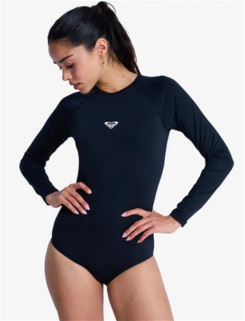 Roxy Essentials Back Zip Pitkähihainen Lycra anthracite Naiset