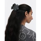 Marimekko Unikko Hair Clip Large Accessories Hair Accessories Hair Claws Black Marimekko