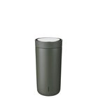 Stelton To Go Click Termokop 0.4 L. Soft Dark Forest Home Tableware Cups & Mugs Thermal Cups Green Stelton