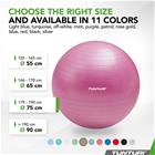 Tunturi Fitness Jumppapallo, anti-burst, 75 cm, Purppura