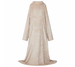 vidaXL Viltti-huppari Beige Flanelli