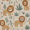 Leo Beige - 1071201-03 Tapetti – kuva 1