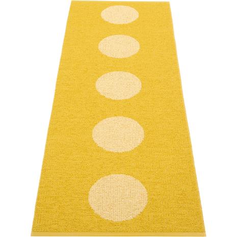 Pappelina Vera Pop matto 70 ä— 200 cm, mustard/yellow