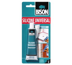 Silikoni Universal Bison 60 ml kirkas