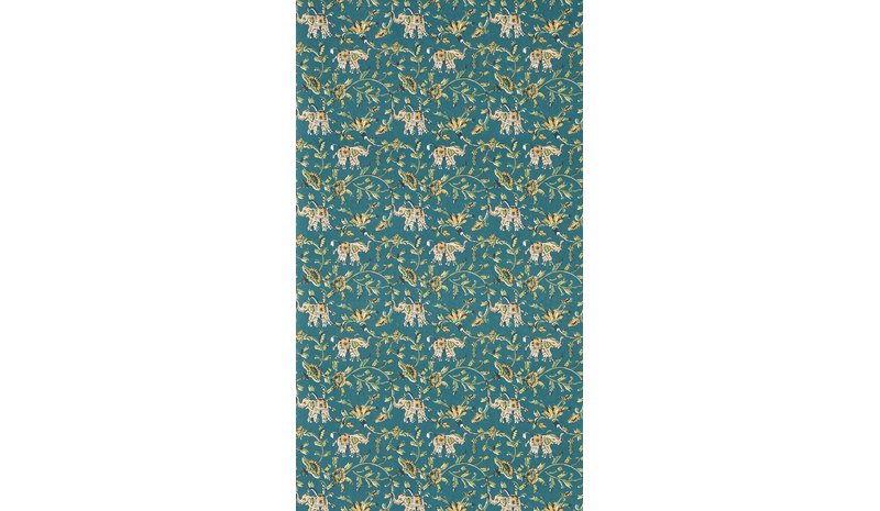 Hathi Teal - W0236/06 Tapetti – kuva 1/1
