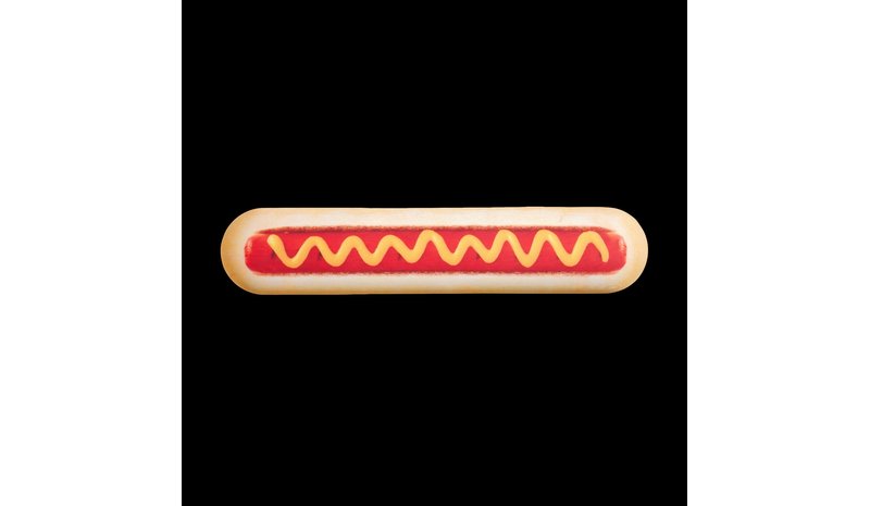 Mustard Hot Dog Keyboard Rest, näppäimistön rannetuki – kuva 1/1