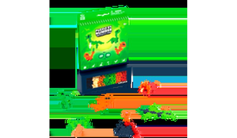 Plus-Plus Plus-Plus Activity Pad – Dinosaurs - Green - ONE SIZE