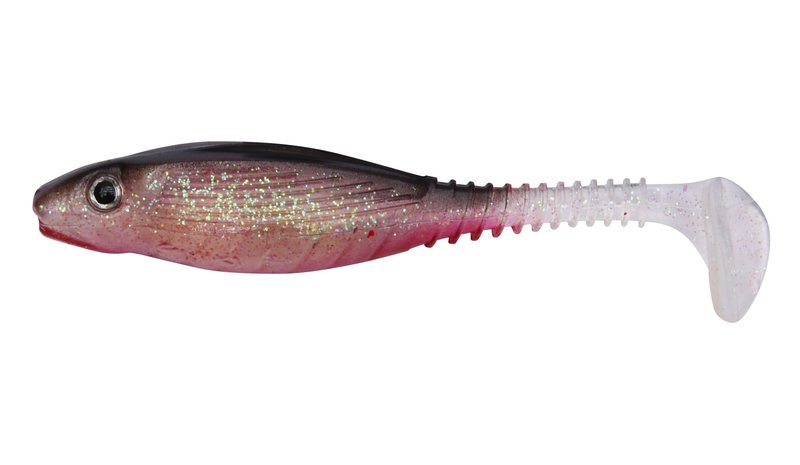 Gunki Grubby Shad 8,5 cm jigi 6 kpl/pkt Red Ghost