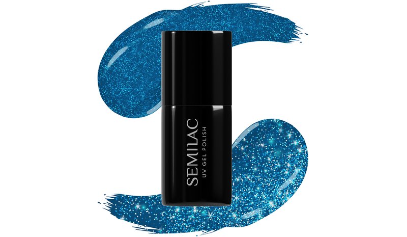 SEMILAC UV Gel Polish 409 Staying Hydrated – kuva 1/2