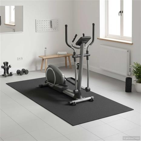 vidaXL Urheilu Suojamatto Musta 200 x 90 x 0,6 cm Polyvinyylikloridi