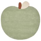 Ferm Living Apple tuftattu matto Tea Green, 110x110 cm