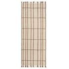 Ferm Living Sen matto Parchment-chestnut, 80x200 cm