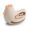 Done by Deer - Grip & teether toy w/rattle Clucky Sand (4369199) – kuva 2