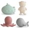 Mushie - Sealife Bath Play Set - 4 Pack (101487) – kuva 1
