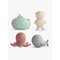 Mushie - Sealife Bath Play Set - 4 Pack (101487) – kuva 2