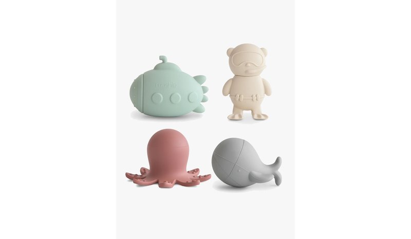 Mushie - Sealife Bath Play Set - 4 Pack (101487)